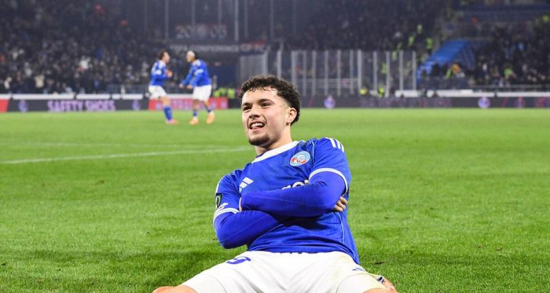  - Samir El-Mourabet (Strasbourg) après son premier but en pro : "Il y a beaucoup d'émotion"