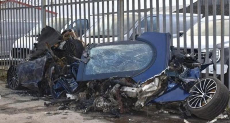 Une Mclaren 570 GT finit totalement détruite après un accident, vous n’avez jamais vu ça !