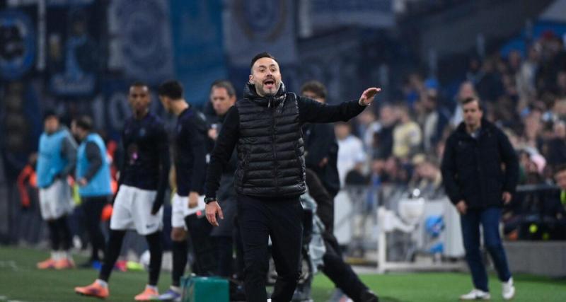  - Roberto De Zerbi (OM) : "J'ai vu des joueurs marcher en première période"
