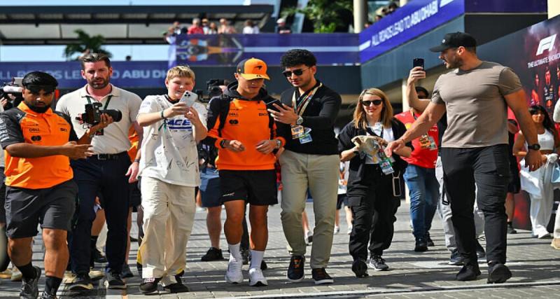  - F1 - GP Abu Dhabi : en course pour le titre, Lando Norris évite de justesse un danger