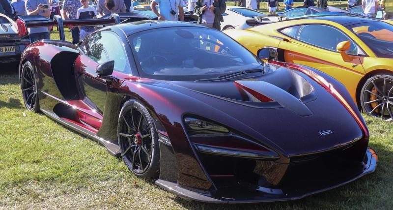  - Une McLaren Senna se retrouve à contre courant après des inondations, elle semble bien résister