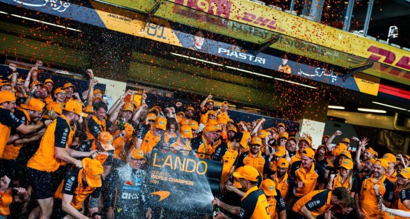 McLaren: Lando Norris célébré comme un roi par l'écurie