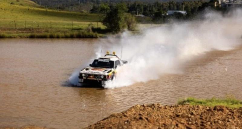  - À bord d’une Subaru, il traverse un lac et réalise de folles cascades millimétrées