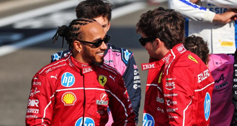  - Ferrari : la réponse malicieuse d'Hamilton au sujet de Leclerc et de son avantage en 2025