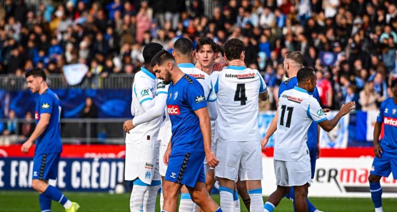  - L’OM devant mais pas à l'abri à la pause à Bourg-en-Bresse