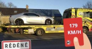 Flashé à plus de 100 km/h au dessus des limitations en Chevrolet Camaro, elle est immédiatement envoyée en fourrière