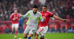 Passeur et buteur contre Nottingham Forest, Cherki offre la tête de la Premier League à Manchester City