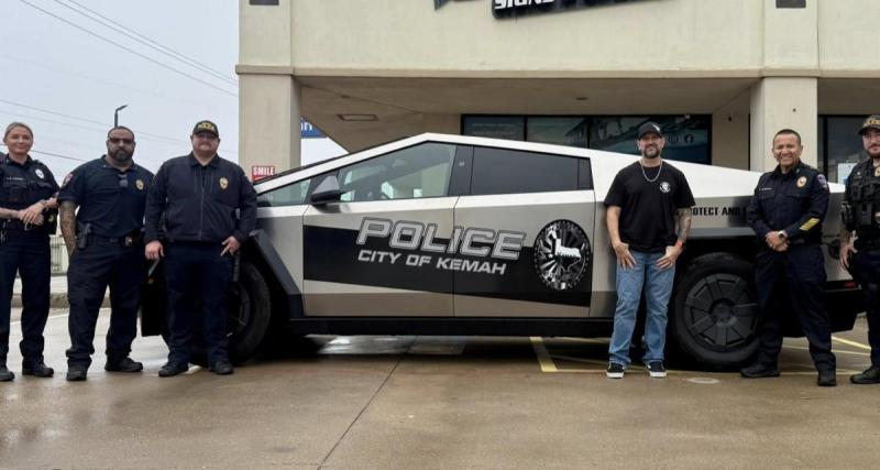  - Le Cybertruck de police une nouvelle fois ridiculisé sur les réseaux sociaux