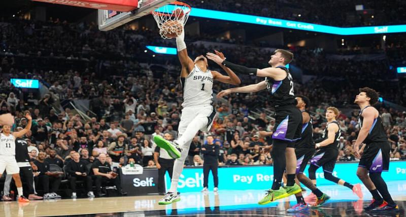  - NBA : le récital historique de Victor Wembanyama contre le Jazz