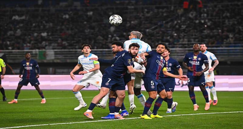  - Trophée des Champions : l'OM dans la souffrance à la pause face au PSG