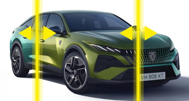 Nouvelle Peugeot 408 : faites glisser votre curseur de gauche à droite pour découvrir les changements par rapport à l’ancienne