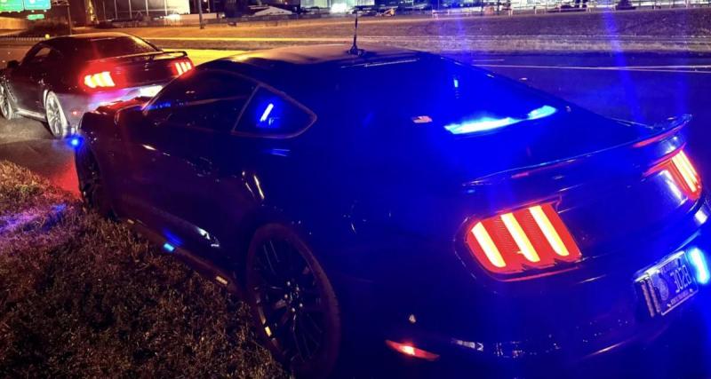  - Un adolescent flashé et rattrapé à 248 km/h dans sa Mustang… par un policier dans une Mustang
