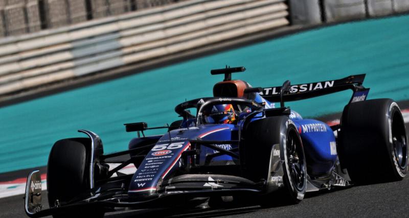  - F1 : énorme coup dur pour Williams à l'aube des essais hivernaux