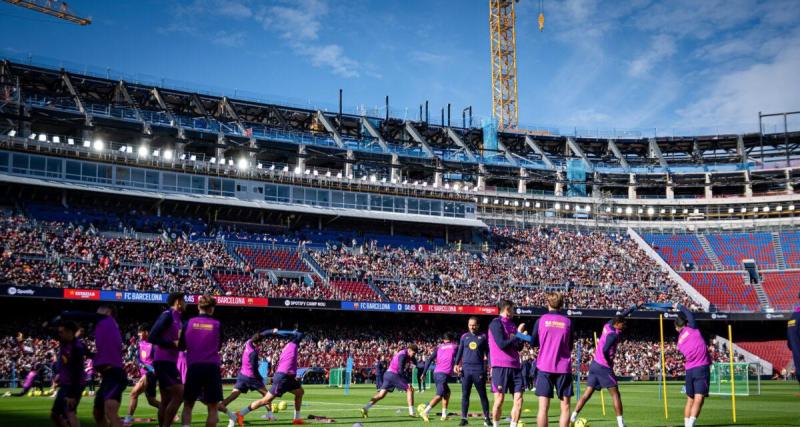  - Barça : inondation dingue au nouveau Camp Nou, Laporta finit totalement trempé
