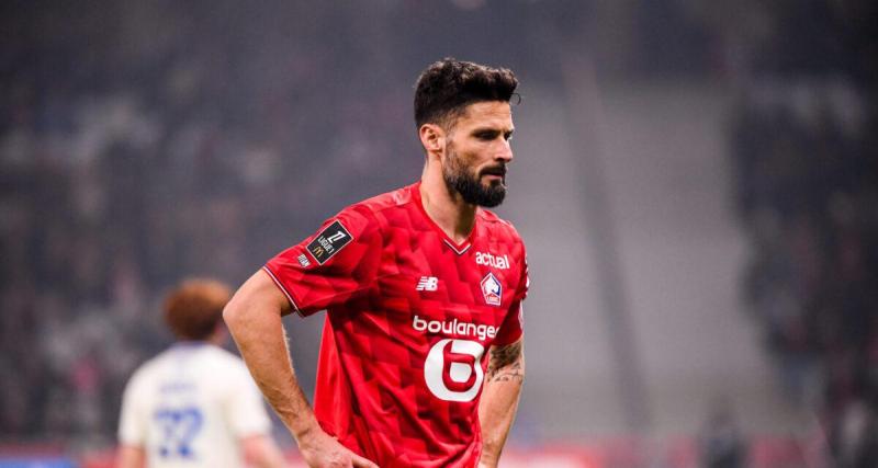  - LOSC : "Un vestiaire abattu", les mots forts de Giroud après la défaite contre Strasbourg