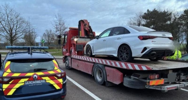 Flashé en excès de vitesse à près de 235km/h, la gendarmerie lui décerne « la médaille d’or du danger »