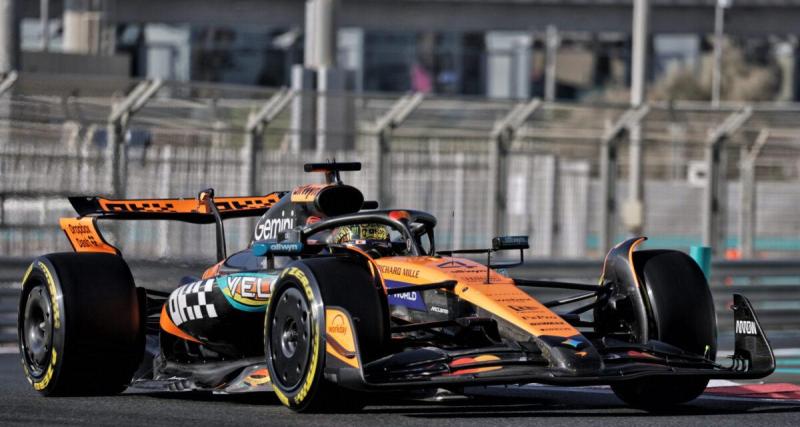  - F1 : la première image de la McLaren de Lando Norris en piste