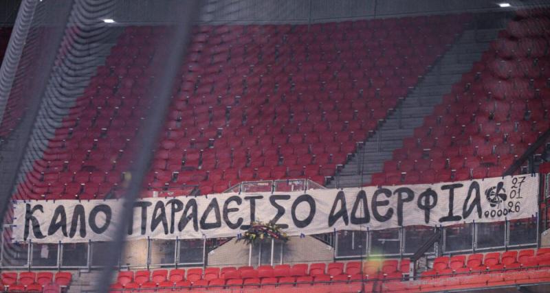  - OL-PAOK : l'hommage du Groupama Stadium aux supporters grecs décédés dans un accident de la route