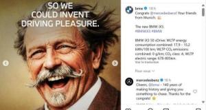 BMW se moque de Mercedes pour l'anniversaire de la marque à l'étoile