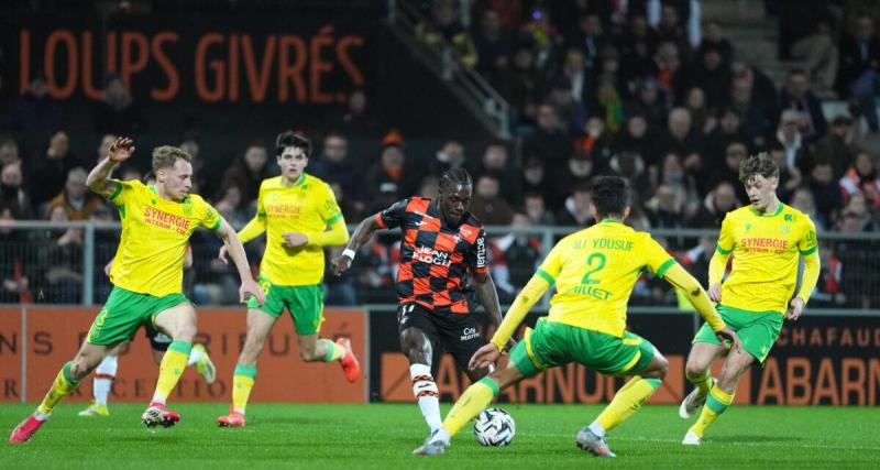 - Ligue 1 : à la pause, Lorient mène face à Nantes