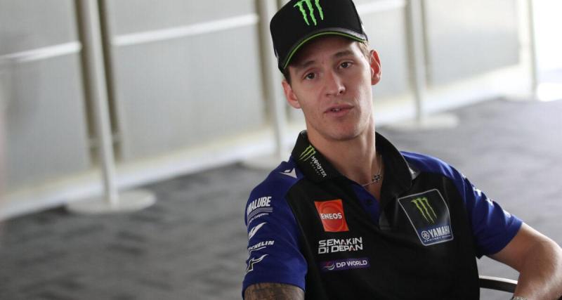 Yamaha : la photo de Quartararo blessé et avec un bandage sur le bras après sa chute à Sepang