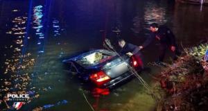 Une sortie de route qui finit dans le canal : la conductrice retrouvée inconsciente, la tête plongée dans une eau à 5 degrés