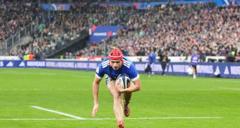  - XV de France : Bielle-Biarrey s’est offert un record face à l’Irlande, l’ailier affole les compteurs