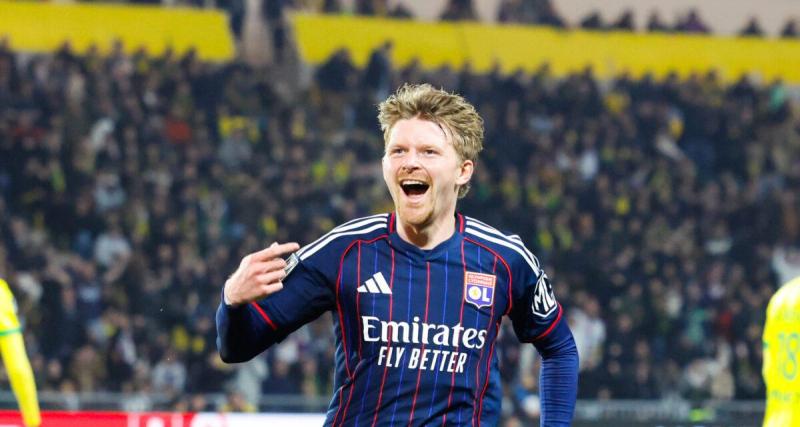  - Nantes - OL : quand Sulc interpelle Grok après son but à La Beaujoire