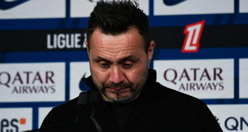  - PSG - OM : ses joueurs lui ont désobéi, De Zerbi est démuni