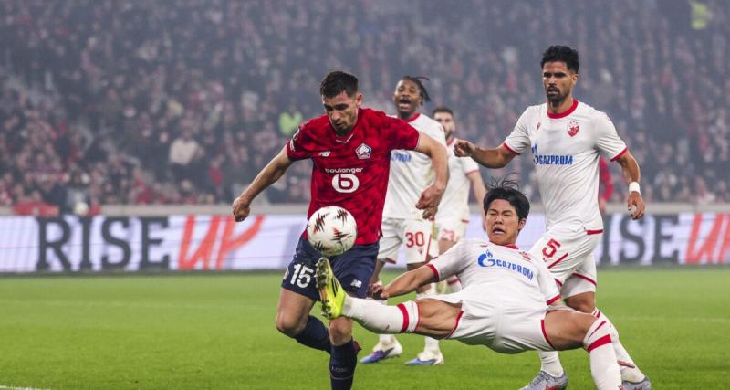  - Lille piégé juste avant la pause par l'Étoile Rouge de Belgrade