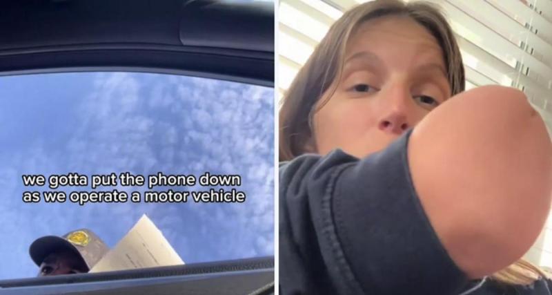 Verbalisée pour avoir envoyé un SMS… avec une main qu’elle n’a pas