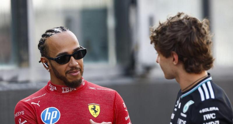 Mercedes : Antonelli et son ingénieur de course se font la guerre en vidéo, Hamilton est présent et se délecte