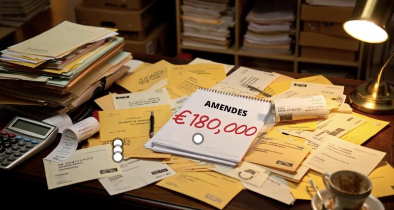  - Avec plus de 3 000 voitures immatriculées à son nom, ce conducteur reçoit 40 amendes par jour… plus de 180 000 € de dettes