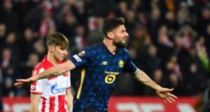 Lille renverse l'Étoile Rouge et se qualifie pour les 8es de finale de la Ligue Europa, 1 chance sur 2 de retrouver l'OL