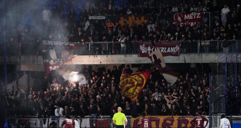  - Metz : les ultras défilent avant le match contre Brest, Georges Mikautadze présent à Saint-Symphorien