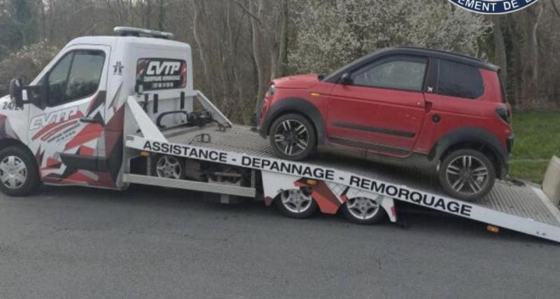  - Il jette ses bouteilles par la fenêtre de sa voiture sans permis… et tombe nez à nez avec les gendarmes