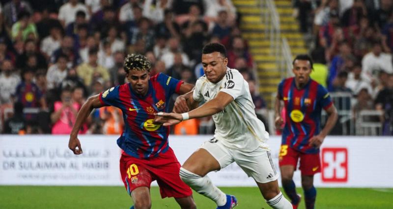  - Lamine Yamal arrive à toute vitesse sur Mbappé, le Français en grand danger !