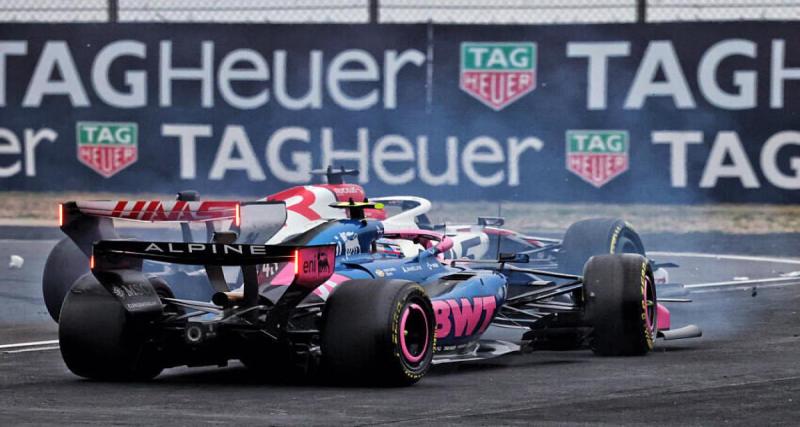  - GP de Shanghai : le geste classe d'Esteban Ocon après son accrochage avec Franco Colapinto