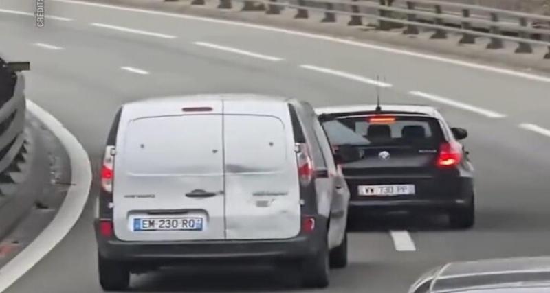  - Vidéo : Une BMW refuse de céder face à une camionnette, le duel dégénère en course-poursuite insensée en pleine circulation