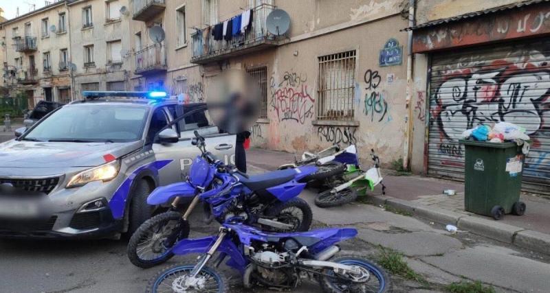  - Opération coup de filet contre les rodéos : 11 motocross confisquées, beaucoup seraient volées, sans numéro ou lourdement modifiées