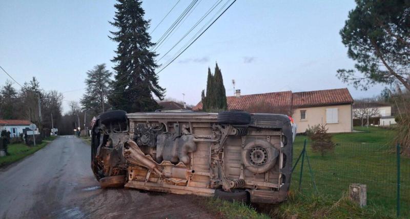  - Elle pensait partir au travail tranquille le matin… Sa voiture, pourtant bien garée, a été retrouvée renversée sur le côté !