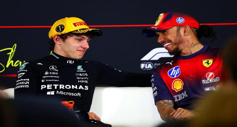  - F1 : Kimi Antonelli salue la classe de Lewis Hamilton