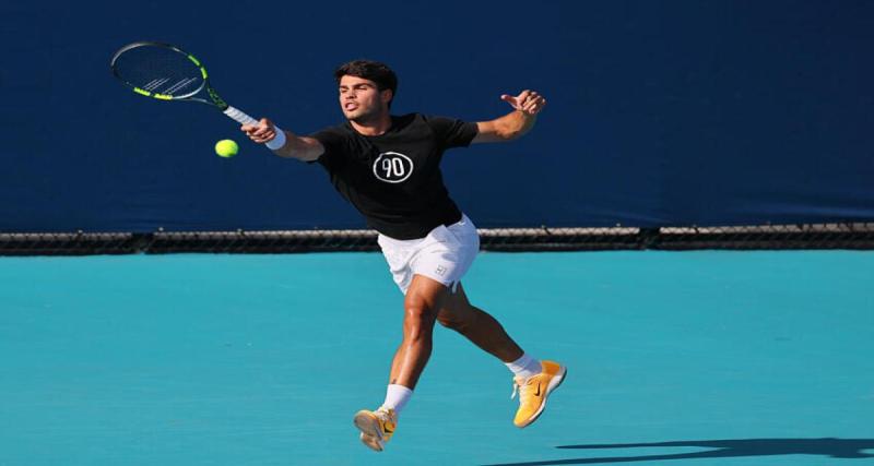 - Masters 1000 Miami : la réaction hilarante de Carlos Alcaraz face à une photo truquée