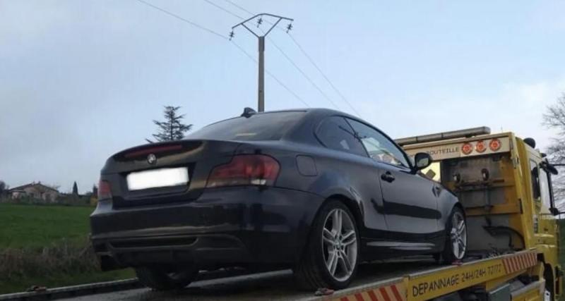 Flashé en grand excès de vitesse au volant d’une BMW, il finit sa dure journée à pied