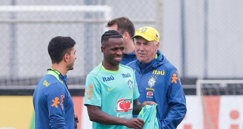  - Brésil - France : la réponse forte d'Ancelotti et de Vinicius sur le cas Neymar avant les Bleus