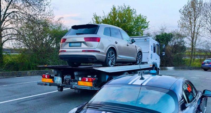  - Pris à 192 km/h au lieu de 130, ce conducteur allemand finit son trajet à pied : véhicule placé en fourrière et amende salée