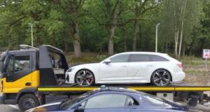 Les gendarmes stoppent une Audi RS6 lancée à 295 km/h sur une route ouverte en pleine nuit : le permis retiré, une procédure pénale engagée