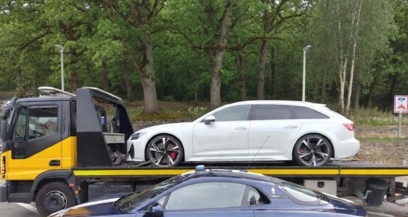  - Les gendarmes stoppent une Audi RS6 lancée à 295 km/h sur une route ouverte en pleine nuit : le permis retiré, une procédure pénale engagée