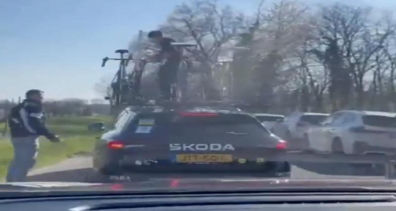  - Une équipe de cyclisme victime d’une tentative de vol en pleine course : « Il est monté sur le toit »