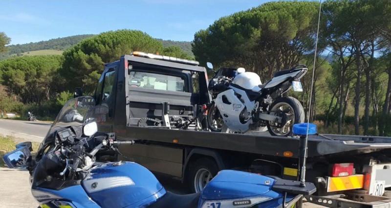 À 19 ans, ce jeune motard est flashé à 221 km/h au lieu de 80 : il perd son jeune permis et sa moto sur-le-champ